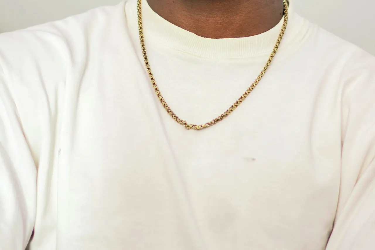 Photo from Marcus T.: 14K Gold Rope Chain, 3mm
